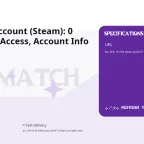 Rematch Account (Steam): 0 Hours, Full Access, Account Info Change