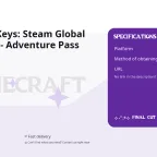 Minecraft Keys: Steam Global Digital Key - Adventure Pass Add-on