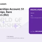 World of Warships Account: 51 Premium Ships, Rare Commanders (RU)