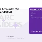 ARC Raiders Accounts: PS5 Edition (Poland/USA)