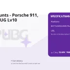 PUBG Accounts - Porsche 911, Minotaur AUG Lv10