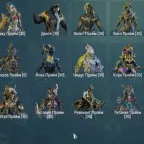 Warframe Account - Rank 17, Farming & Combat Warframes, Full Relink
