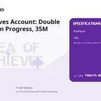 Sea of Thieves Account: Double 1000 Faction Progress, 35M Gold, PC