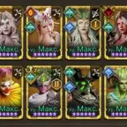 Watcher of Realms Account: 86lvl, Valderon, Oren, Ingrid a5, Sun Wukong a5, 98 Legendary