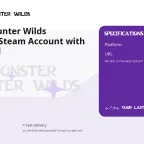 Monster Hunter Wilds Accounts - Steam Account with Native Mail
