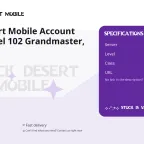 Black Desert Mobile Account (Asia) - Level 102 Grandmaster, 71370 CP