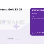 Warframe Items: Gold FX 05 Weapon
