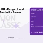 Aion Classic RU - Ranger Level 60 - Elyos - Gardarika Server