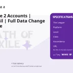 Path of Exile 2 Accounts | Native Email | Full Data Change | Guarantee