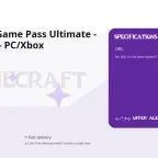 Minecraft Java Edition + Bedrock Edition - Xbox Game Pass Ultimate 12+1 Months