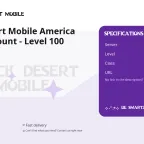 Black Desert Mobile America Server Account - Level 100 Reaper