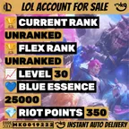 EUW30 lvlHandleveled RP: 350 Instant Delivery ! MKG019222