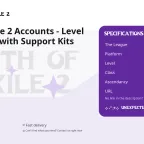 Path of Exile 2 Accounts - Level 95 Warrior with Support Kits