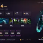 Dota 2 Account: 914 MMR, Arcana PA, 65 Trophies, 18 Double Downs