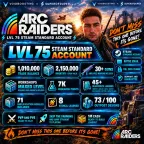 ARC Raiders Steam Account | Level 75 | 3M Loot | Max Workshop