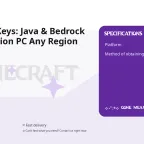 Minecraft Keys: Java & Bedrock Deluxe Edition PC
