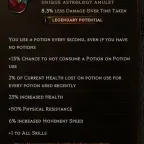 Last Epoch Eternal Font - Circle of Fortune Amulet