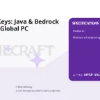 Minecraft Keys: Java & Bedrock Digital Key Global