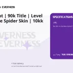NTE Account | 90k Title | Level 45 | Porsche Spider Skin | 10kk Funds