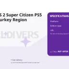 HELLDIVERS 2 Super Citizen PS5 Account - Turkey Region