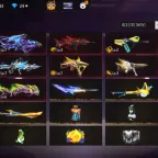 Free Fire Account Level 67 Elite Master with 9 Evo Weapons