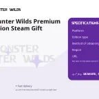 Monster Hunter Wilds Premium Deluxe Edition Steam Gift Ukraine