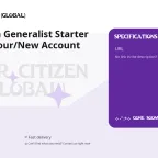 Star Citizen Generalist Starter Pack - To Your/New Account