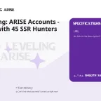 Solo Leveling: ARISE Accounts - 4M8 POW with 45 SSR Hunters