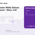 Monster Hunter Wilds Deluxe Edition Account - Xbox, Full Access