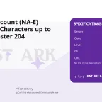 Lost Ark Account (NA-E) Balthorr: 6 Characters up to 1670 GS, Roster 204
