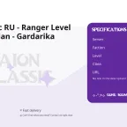 Aion Classic RU - Ranger Level 65 - Asmodian - Gardarika Server