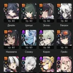 Zenless Zone Zero Account: Remiella M2+Sig, Jane Doe+Sig, Ellen Joe+Sig, Lycaon M2