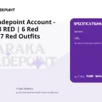 Naraka: Bladepoint Account - NA-P18 | 13 RED | 6 Red Weapons | 7 Red Outfits