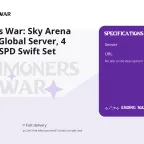 Summoners War: Sky Arena Accounts - Global Server, 4 LD5s, +224 SPD Swift Set