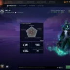 Dota 2 Account with Arcana PA, Herald Rank, and 71 Trophy Level
