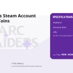 ARC Raiders Steam Account with 900k Coins