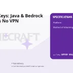 Minecraft Keys: Java & Bedrock Key Belarus