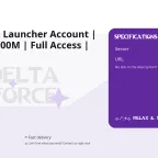 Delta Force Launcher Account | Lvl 50+ | 100M | Full Access | PC
