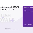 Rush Royale Accounts | 1294 Crit | 73/79 Cards | 11/15 Heroes
