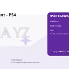 DayZ Account - PS4