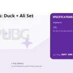 PUBG Items: Duck + Ali Set