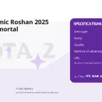 Dota 2 Cosmic Roshan 2025 Outfit - Immortal