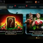 Mortal Kombat Mobile Accounts: iOS Account with 1,000,000 Dragon Crystals