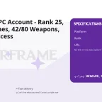Warframe PC Account - Rank 25 with Full Mail Access