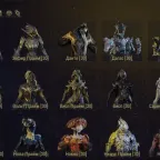 Warframe Accounts - PC - Rank 30 - 101 Frames
