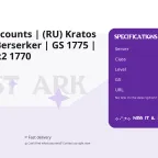 Lost Ark Accounts | (RU) Kratos | LVL 70 | Berserker | GS 1775 | Berserker x2 1770
