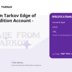 Escape From Tarkov Edge of Darkness Edition Account - RU/CIS