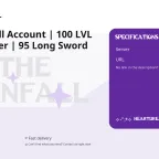 The Quinfall Account | 100 LVL | EU 1 Server | Clean Mail