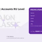 Aion Classic Accounts RU Level 67 Sorcerer