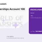 World of Warships Account 100 Ships